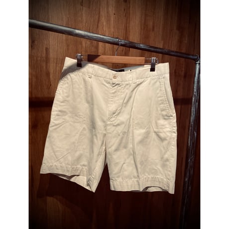【Polo Ralph Lauren】ノータック チノショーツ PROSPECT SHORT ホワイト  W34
