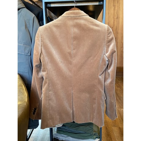 【UNITED ARROWS BLUE:LABEL】 ベロア テーラードジャケット