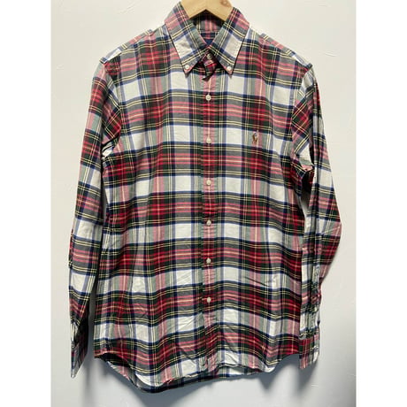 【RALPH LAUREN】タータンチェックシャツ　S