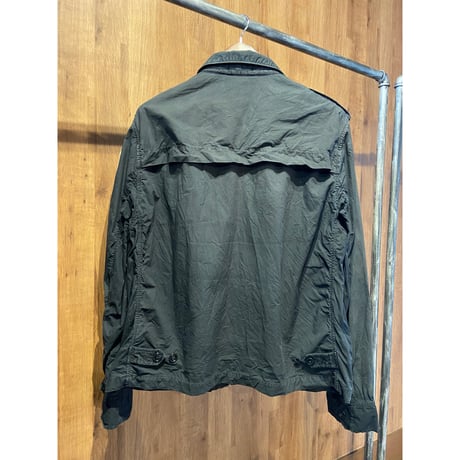 【POLO JEANS CO.】 ラルフローレン スカル星条旗パッチ ミリタリージャケット ブラック XL