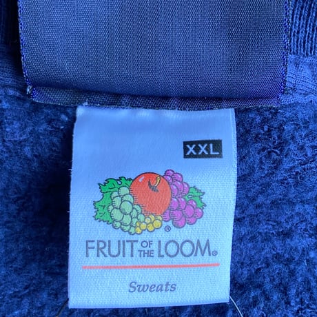 【FRUIT OF THE LOOM】 王立空軍(RAF) 紋章プリント スウェット ネイビー XXL