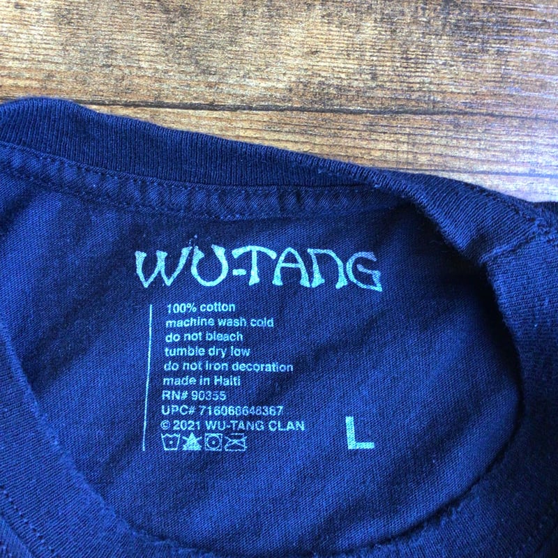 公式【Wu-Tang Clan】 ウータンクラン ファイヤーロゴ Tシャツ ヒップ