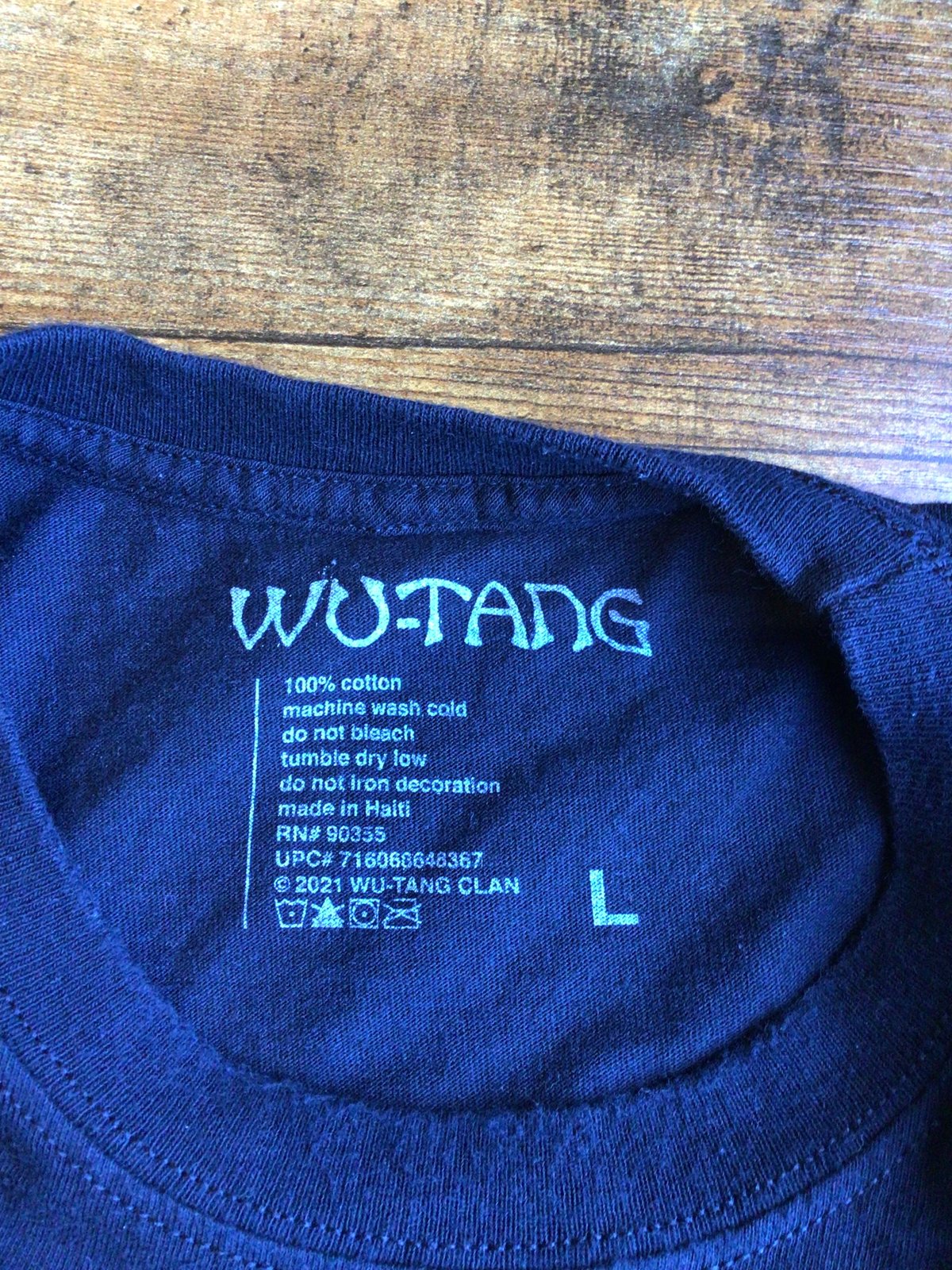 公式【Wu-Tang Clan】 ウータンクラン ファイヤーロゴ Tシャツ ヒップ