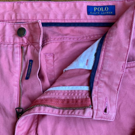 【Polo Ralph Lauren】スリムストレート チノパンツ ピンク系 メンズ