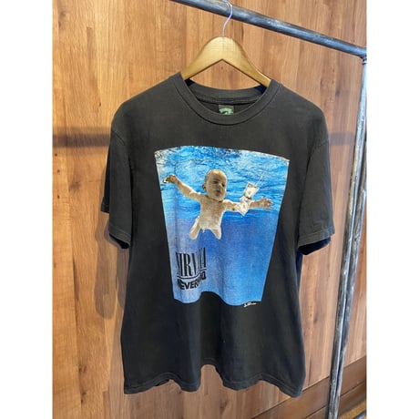 90s 【NIRVANA】 "NEVERMIND" ヴィンテージTシャツ XL 激レア USA製 HOLOUBEKタグ