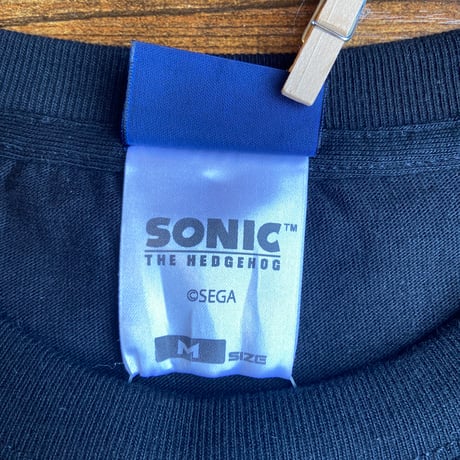 デッドストック【COSPA】  ソニック・ザ・ヘッジホッグ グラフィックTシャツ ブラック メンズM タグ付き
