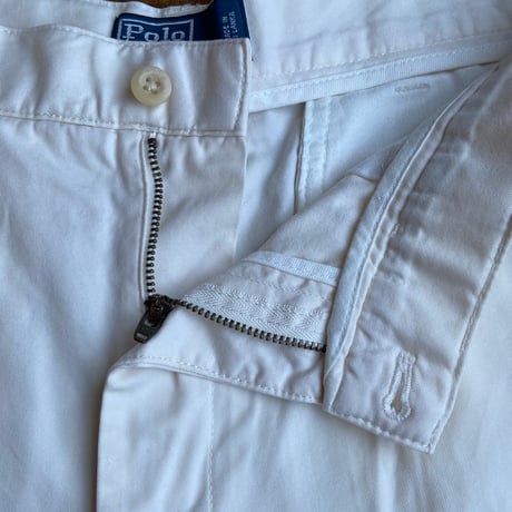【Polo Ralph Lauren】ノータック チノショーツ PROSPECT SHORT ホワイト  W34