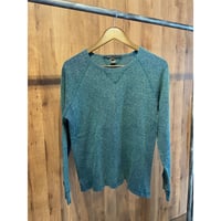 【MARC JACOBS】 メランジ ニット カットソー グリーン M