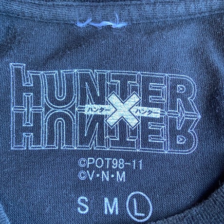 【HUNTER×HUNTER】 幻影旅団 "Secret maneuvers" Tシャツ ブラック L