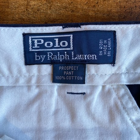 【Polo by Ralph Loren】チノパン　PROSPECTPANT　34/30　濃紺