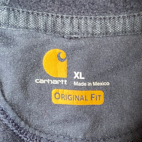 【Carhartt】 プルオーバーパーカー XLサイズ Manheim Chicago 企業ロゴ