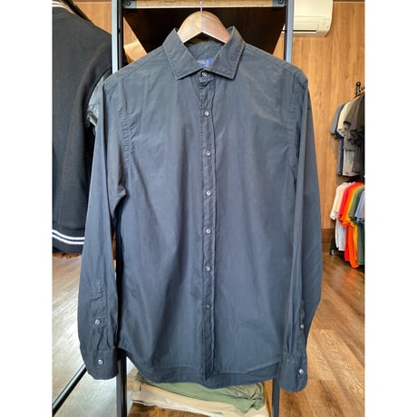 【POLO RALPH LAUREN】SLIM FIT 長袖シャツ L ブラック