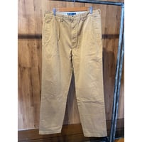 【Polo by Ralph Lauren】 ANDREW PANT 2タック コットン チノパンツ ブラウン 90s-00s メキシコ製 USA生地 [36×34]