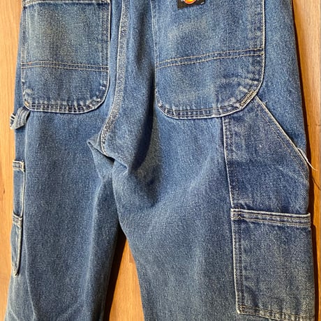 【Dickies】ダブルニー ペインターデニム W32 L30 / ディッキーズ ワークパンツ ジーンズ リアルペンキ汚れ 色落ち アメカジ