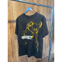 【Call of Duty】 Advanced Warfare ゲーム グラフィック Tシャツ L ブラック