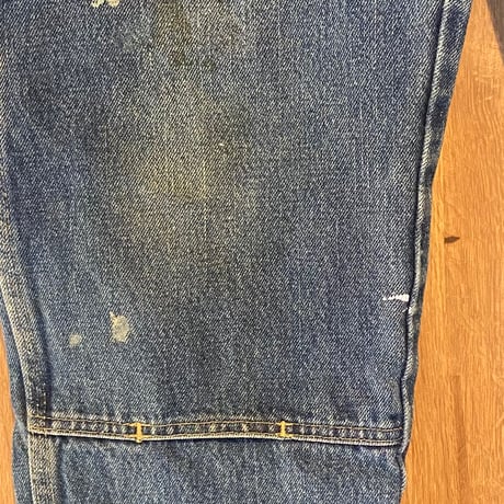 【Dickies】ダブルニー ペインターデニム W32 L30 / ディッキーズ ワークパンツ ジーンズ リアルペンキ汚れ 色落ち アメカジ