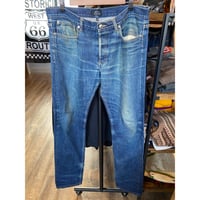【A.P.C.】デニムパンツ 34インチ  PETIT STANDARD 濃紺 ヒゲ マカオ製