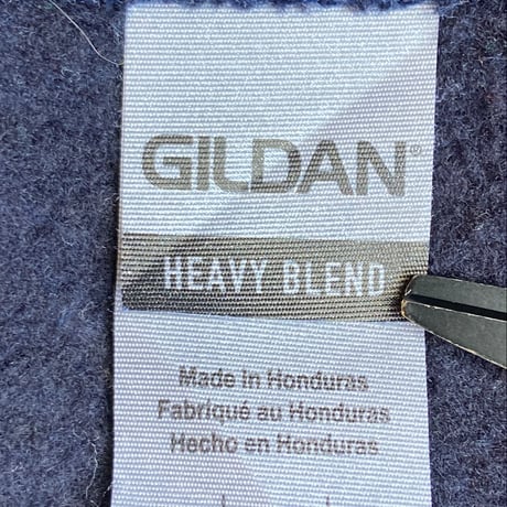 GILDAN HEAVY BLEND スウェット L ネイビー 紺 50/50 コットンポリエステル MERCY ロゴプリント