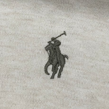 【Ralph Lauren】ラルフローレン　ハーフジップスウェット　ホワイト