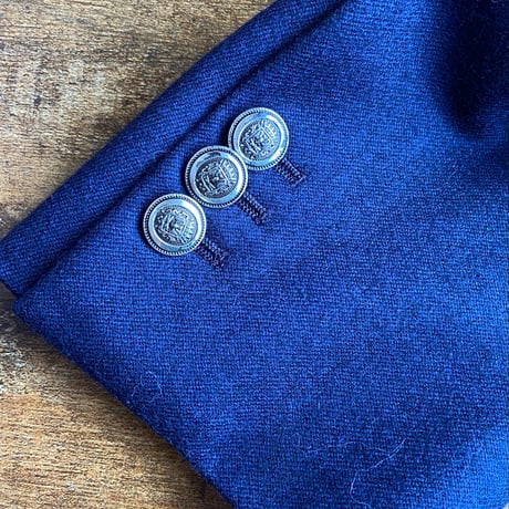 【UNITED ARROWS】【GREEN LABEL RELAXING 】リメイクカスタム・ワッペン付紺ブレザー