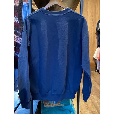【GILDAN Heavy Blend】 NAVY カレッジロゴスウェット L