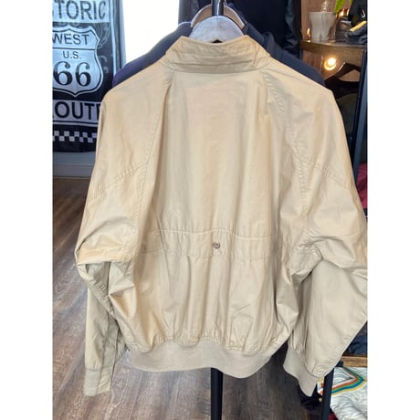 90s【BOSTON TRADERS】 ハリントンジャケット  L ベージュ スイングトップ
