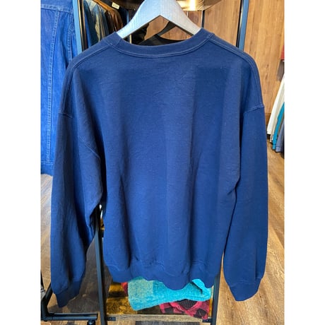 GILDAN HEAVY BLEND スウェット L ネイビー 紺 50/50 コットンポリエステル MERCY ロゴプリント
