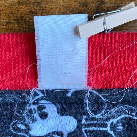 90's VINTAGE 【Walt Disney Co.】 ミッキーマウス 総柄 ドット スウェット ブルゾン マルチカラー