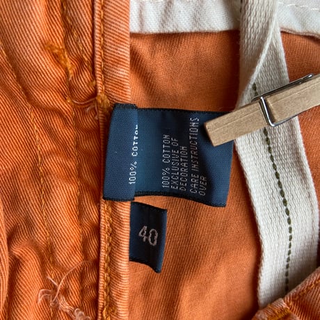 【Polo by Ralph Lauren】 RELAXED FIT ツイルショーツ W40 オレンジ  ラルフ イージーハーフパンツ ビッグサイズ