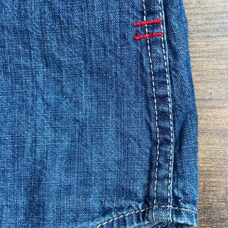 希少XL【DENIM & SUPPLY】 ラルフローレン バックロゴ刺繍 デニム ウエスタンシャツ アメカジ