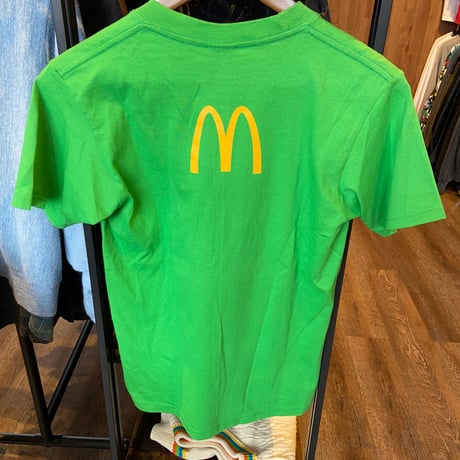 マクドナルド パロディ Tシャツ "I'm FAT" グリーン Mサイズ 企業ロゴ