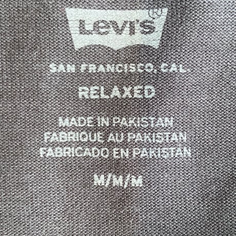 【Levi's】 バックプリント リラックスフィットTシャツ ブラック Mサイズ