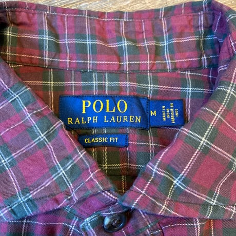 【POLO RALPH LAUREN】クラシックフィット チェックシャツ