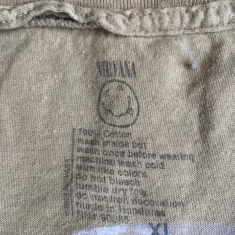【NIRVANA】 スマイリー プリント Tシャツ XL フェードブラウン