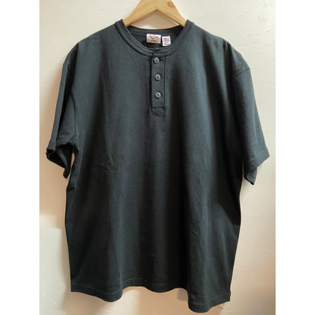 【FREAK’S　STORE】ヘンリーネックTシャツ　ブラック　S