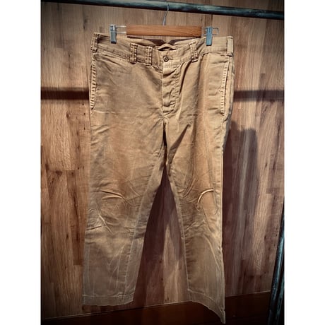 【POLO by Ralph Lauren】 ミリタリーチノパンツ W34 L32 MODERN GI ボタンフライ ブラウン