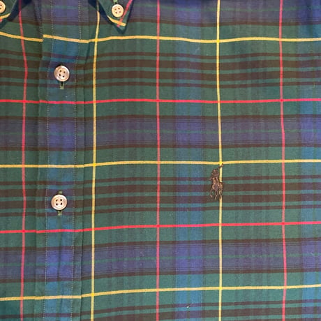 【Ralph Lauren】スリムフィット　ボタンダウンシャツ　L