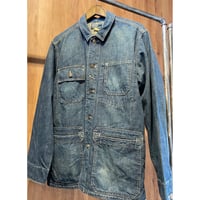 日本製【Polo by Ralph Lauren】デニム カバーオール M インディゴ