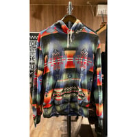 【POLO RALPH LAUREN 】ネイティブ柄 プルオーバーパーカー M