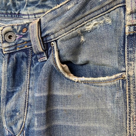 【DIESEL】ダメージ加工デニム W29 MADE IN ITALY