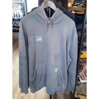 【Carhartt】 LOOSE FIT スウェットパーカー グレー PARKGROVE刺繍 XL
