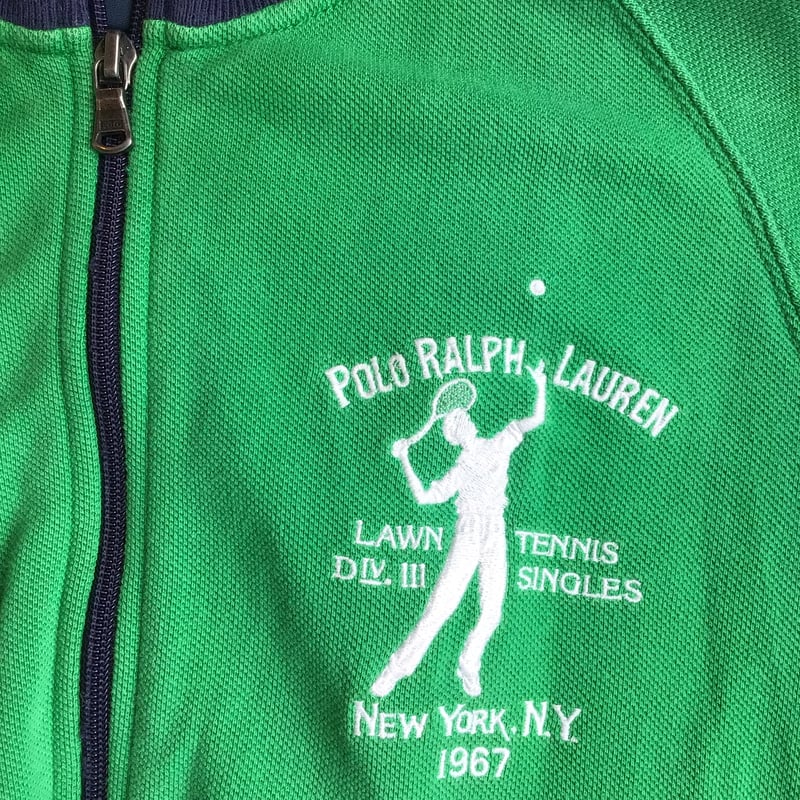 Polo by Ralph Lauren】トラックジャケット L グリーン FOREST H