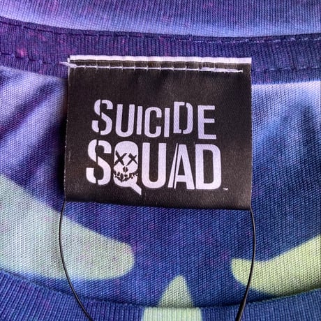 【SUICIDE SQUAD】公式 キャラクター総柄 Tシャツ S