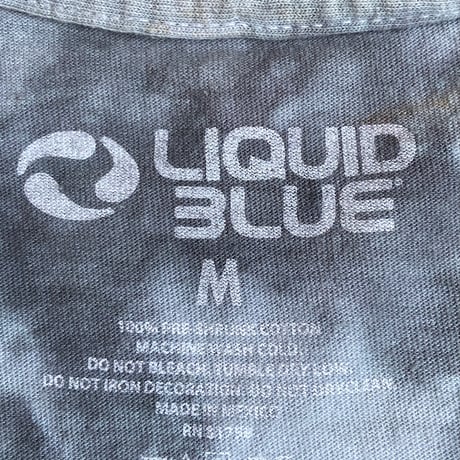 LIQUID BLUE 【Pink Floyd】 THE WALL タイダイ Tシャツ グレー系 M