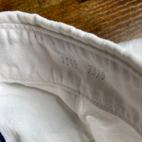 希少カナダ製【Polo Ralph Lauren】 オックスフォード BDシャツ ホワイト 15 1/2-34（L相当）