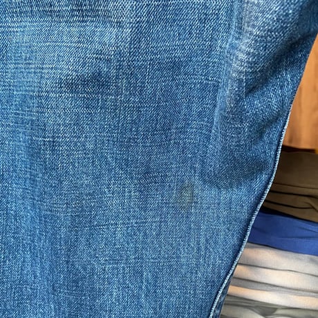 色落ち抜群！【Levi's】504 ダメージあり ストレート W34