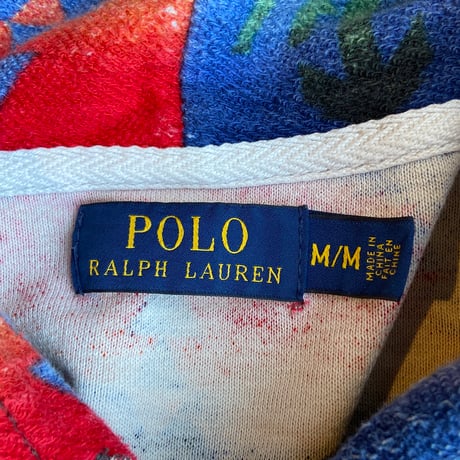【POLO RALPH LAUREN 】ネイティブ柄 プルオーバーパーカー M