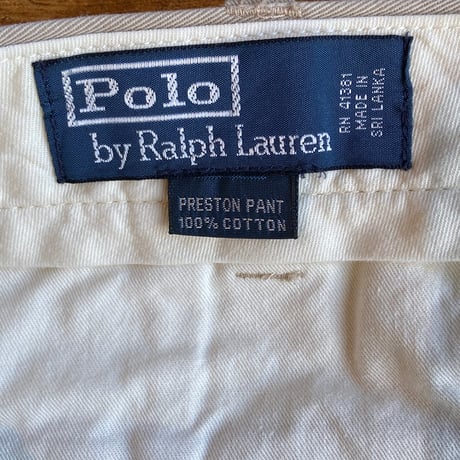 【Polo Ralph Loren】チノパン　PRESTON PANT　36/30　ベージュ