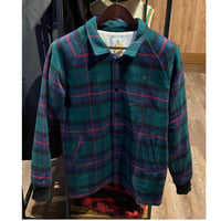 【Woolrich × Holubar】 USA製 Mサイズ タータンチェック ウール生地 ラグランスリーブ ブルゾン
