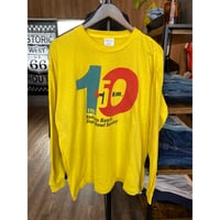 90s USA製 Redondo Beach Super Bowl Sunday 1996 長袖 Tシャツ XL イエロー